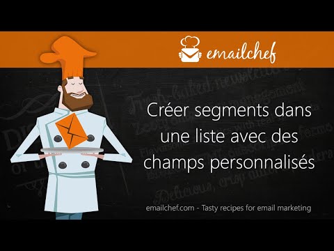 [FR] Créer segments dans une liste avec des champs personnalisés