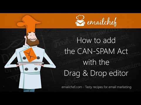 [EN] How to add the CAN-SPAM Act with the Drag &amp; Drop editor