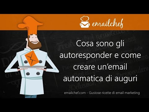 Autoresponder: cosa sono e come creare un&#039;email automatica di auguri con emailchef.