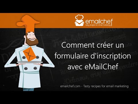 [FR] Comment créer un formulaire d&#039;inscription avec eMailChef