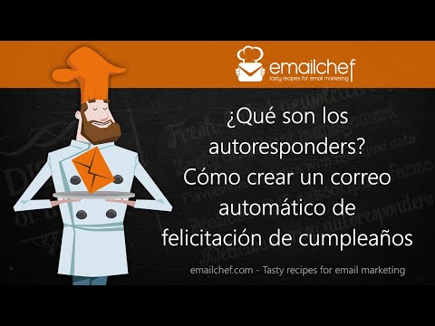 [ES] ¿Qué son los autoresponders? Cómo crear un correo automático de felicitación de cumpleaños