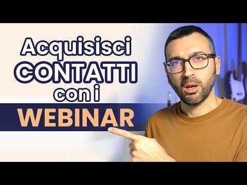 Webinar Funnel: converti contatti in clienti con l’email marketing