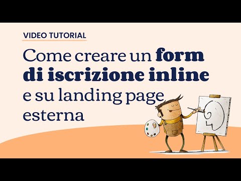 Come creare un form di iscrizione inline e su landing page esterna con Emailchef