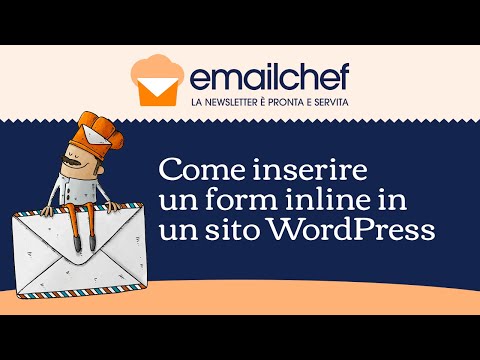 Come inserire un form inline in un sito WordPress