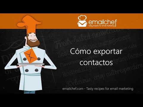 [ES] Cómo exportar contactos