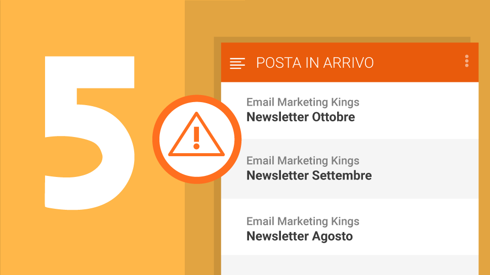 Oggetto dell'email? 5 modi per fare meglio di “Newsletter mensile”