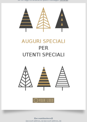 Template email auguri natale