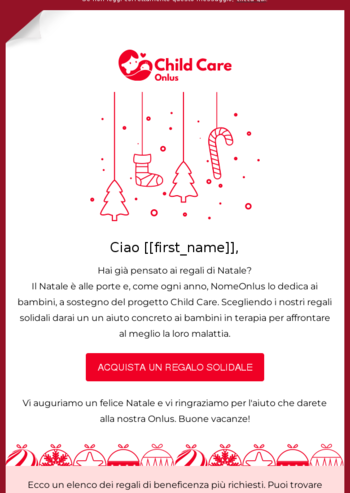 Template email auguri natale