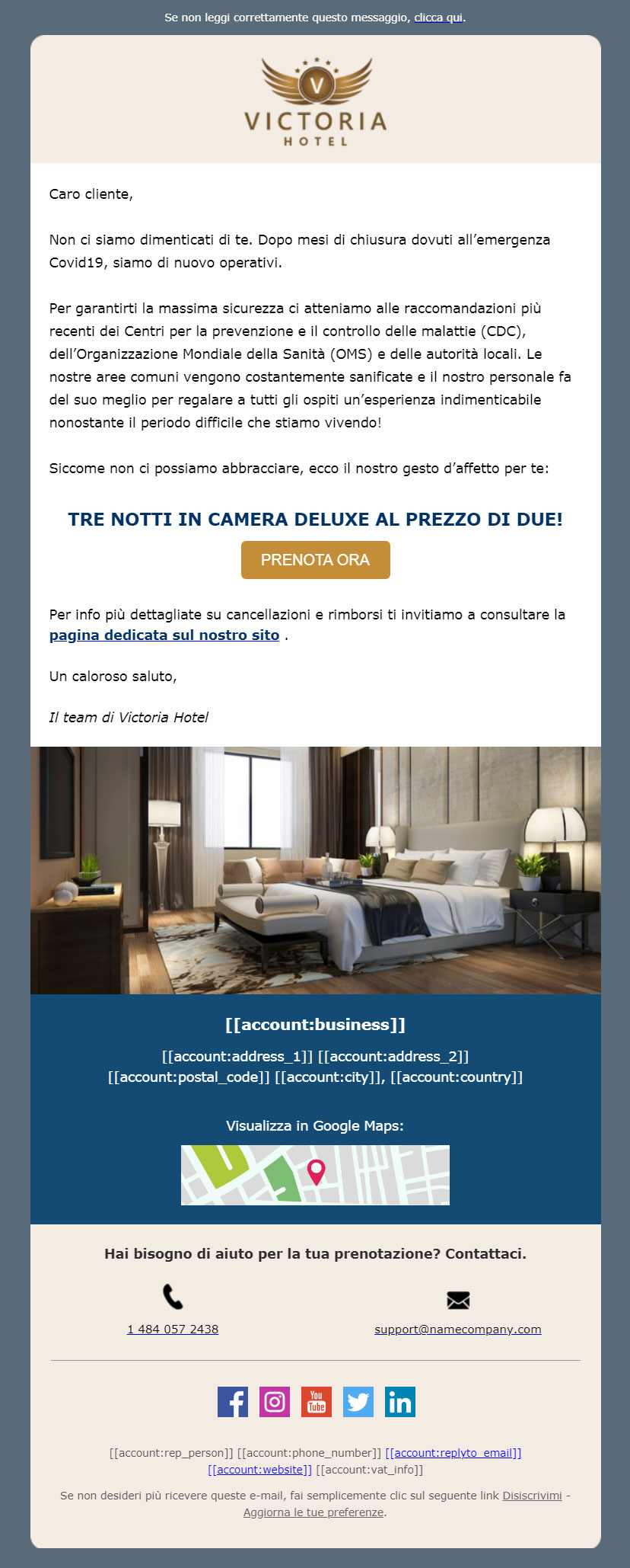 Email marketing per hotel post-coronavirus