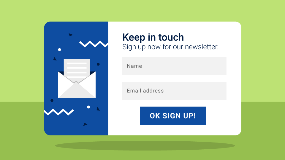 The Sign-Up Form - How to Improve Your Registration Form to Increase Newsletter Subscriptions