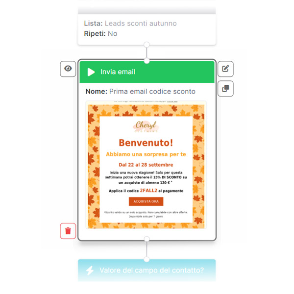 Automazioni email personalizzate