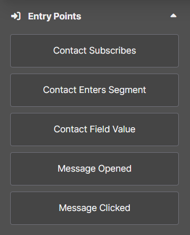 Automation Flow Entry Points