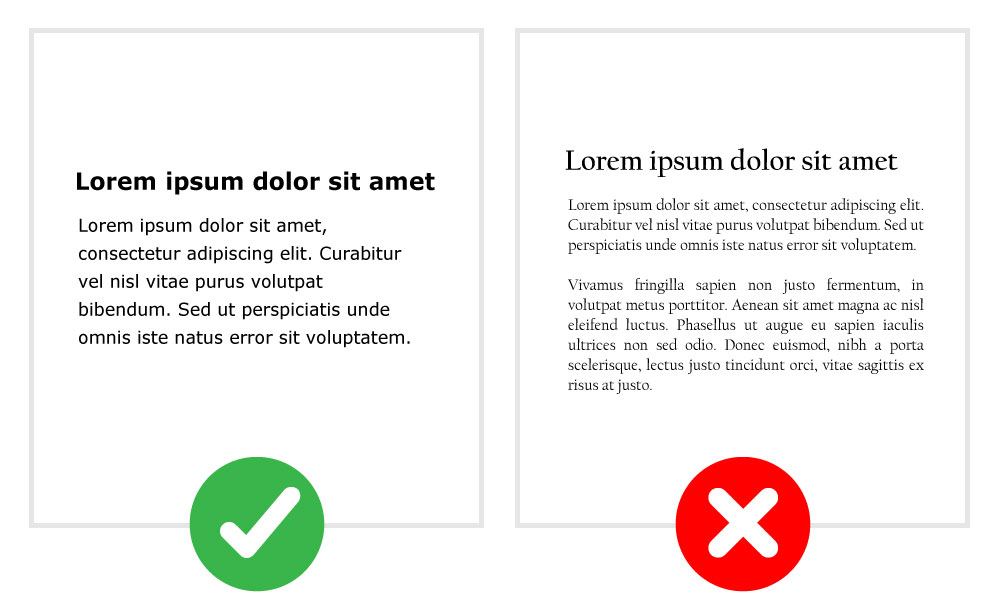 Accessibilità email: font e formattazione
