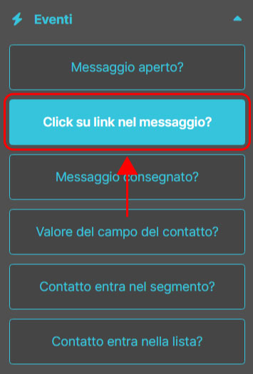 Emailchef Flow: evento click su link nel messaggio