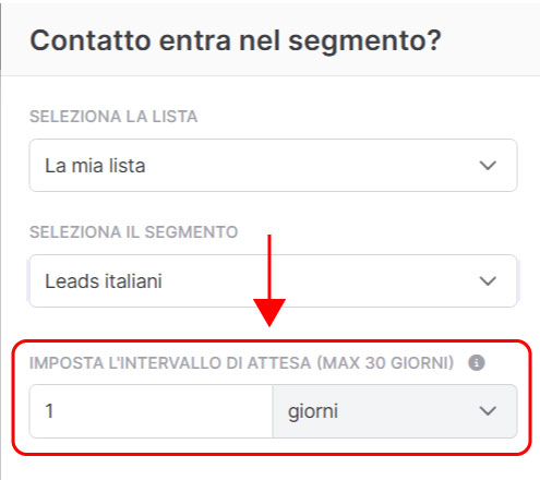 Emailchef Flow: evento contatto entra nel segmento