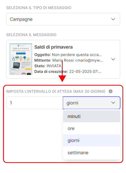 Emailchef Flow: evento messaggio aperto