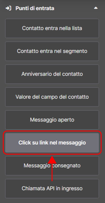 Emailchef Flow: click sul link nel messaggio