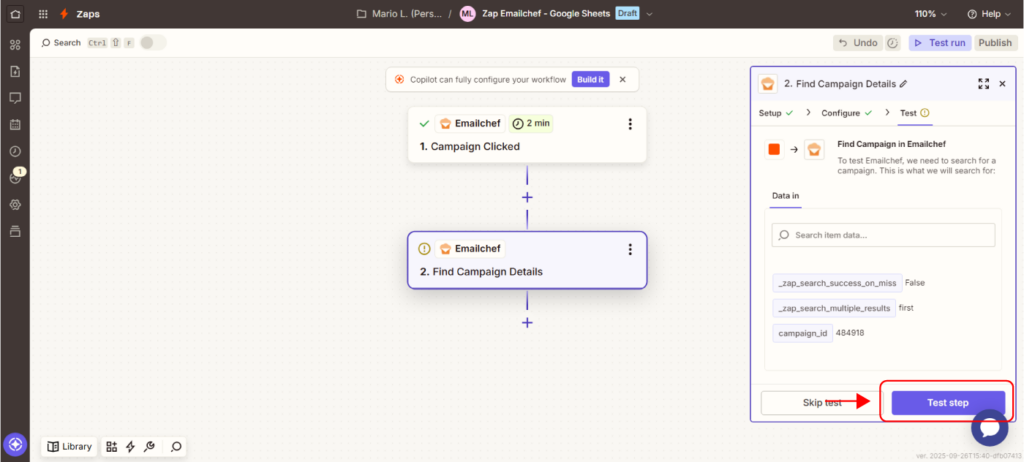 Collega Emailchef alle tue app con Zapier