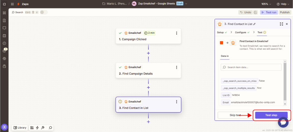 Collega Emailchef alle tue app con Zapier