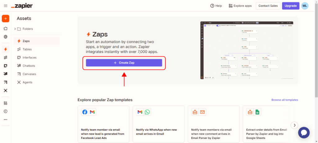 Collega Emailchef alle tue app con Zapier