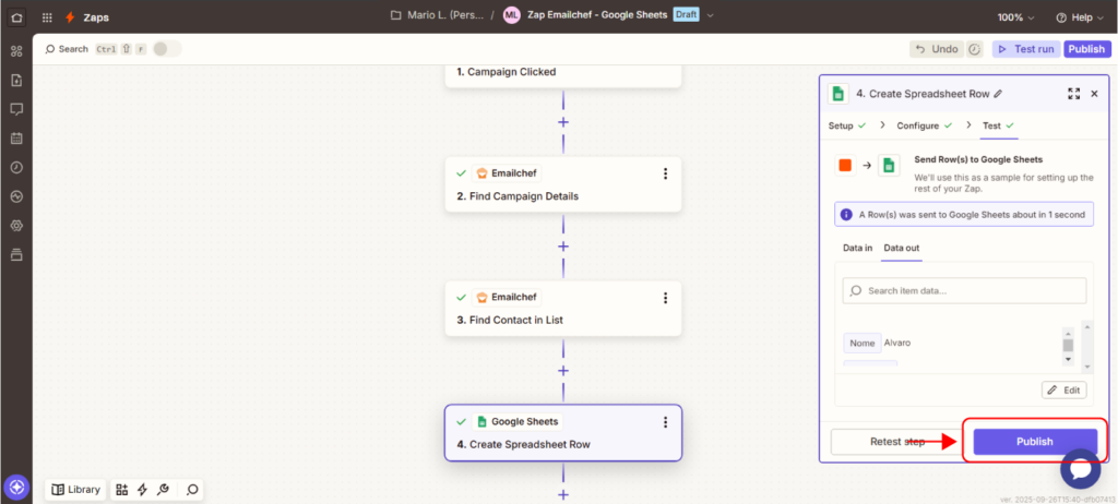 Collega Emailchef alle tue app con Zapier