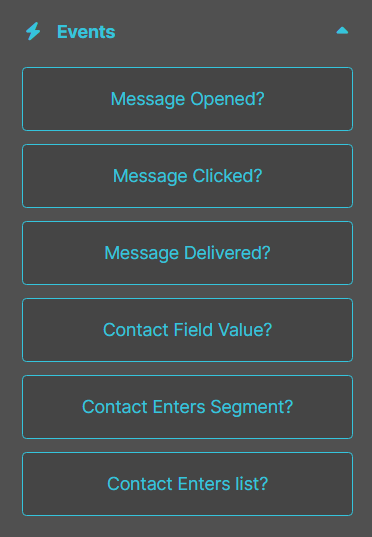 Emailchef Flow events