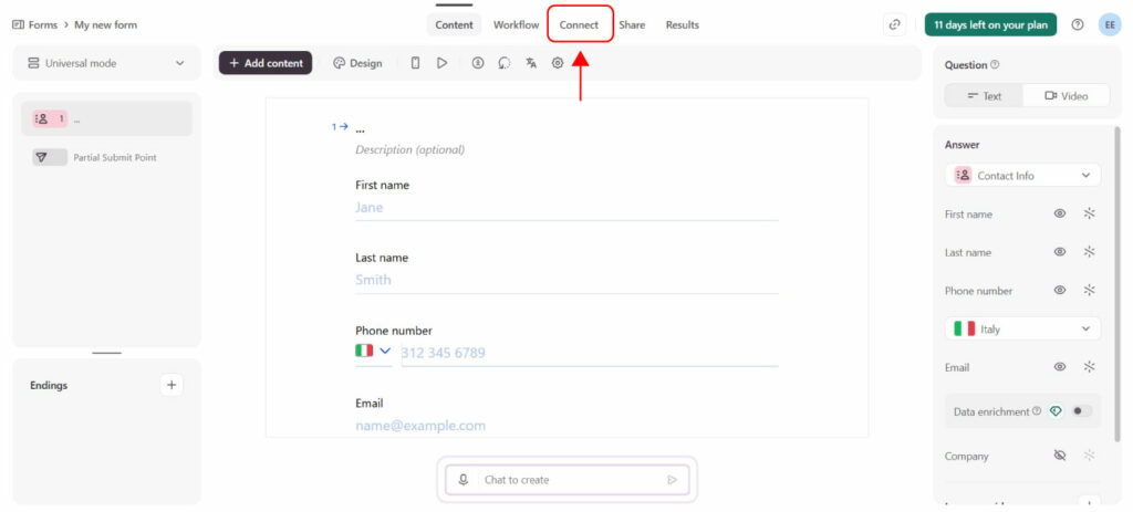 Come raccogliere contatti email con Typeform: guida completa