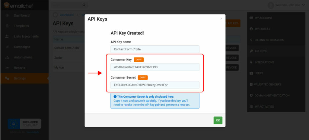Connectez vos formulaires Contact Form 7 aux listes Emailchef