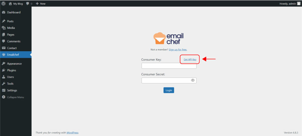 Integra Emailchef con Contact Form 7 en WordPress